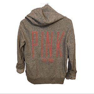 VS PINK graphic lettering hoodie